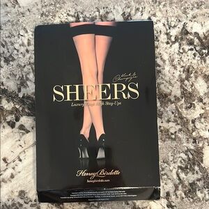 Honey Birdette luxury thigh high stay ups